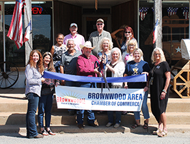 Brownwood Chamber Holds Ribbon Cutting for New Member Texas Crafts & Gifts