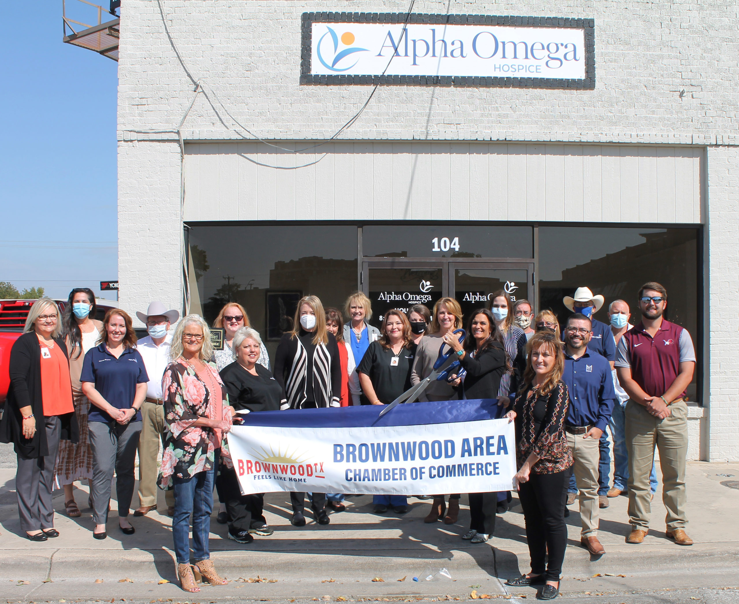 Ribbon Cutting for Alpha Omega Brownwood Texas Feels Like Home